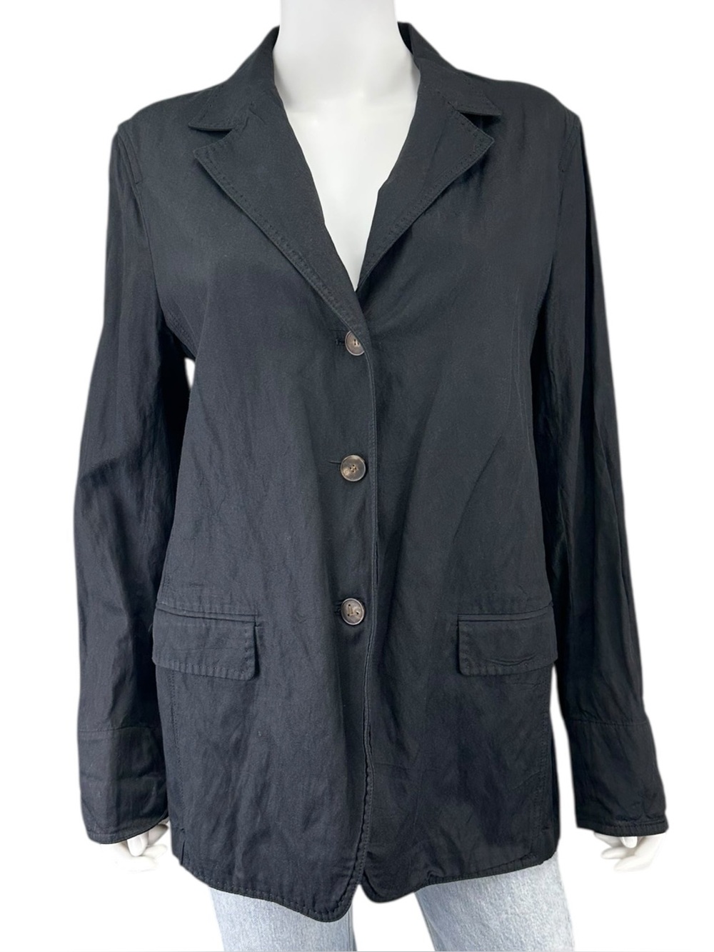 LAFAYETTE 148 NEW YORK Black Blazer Size M L0809